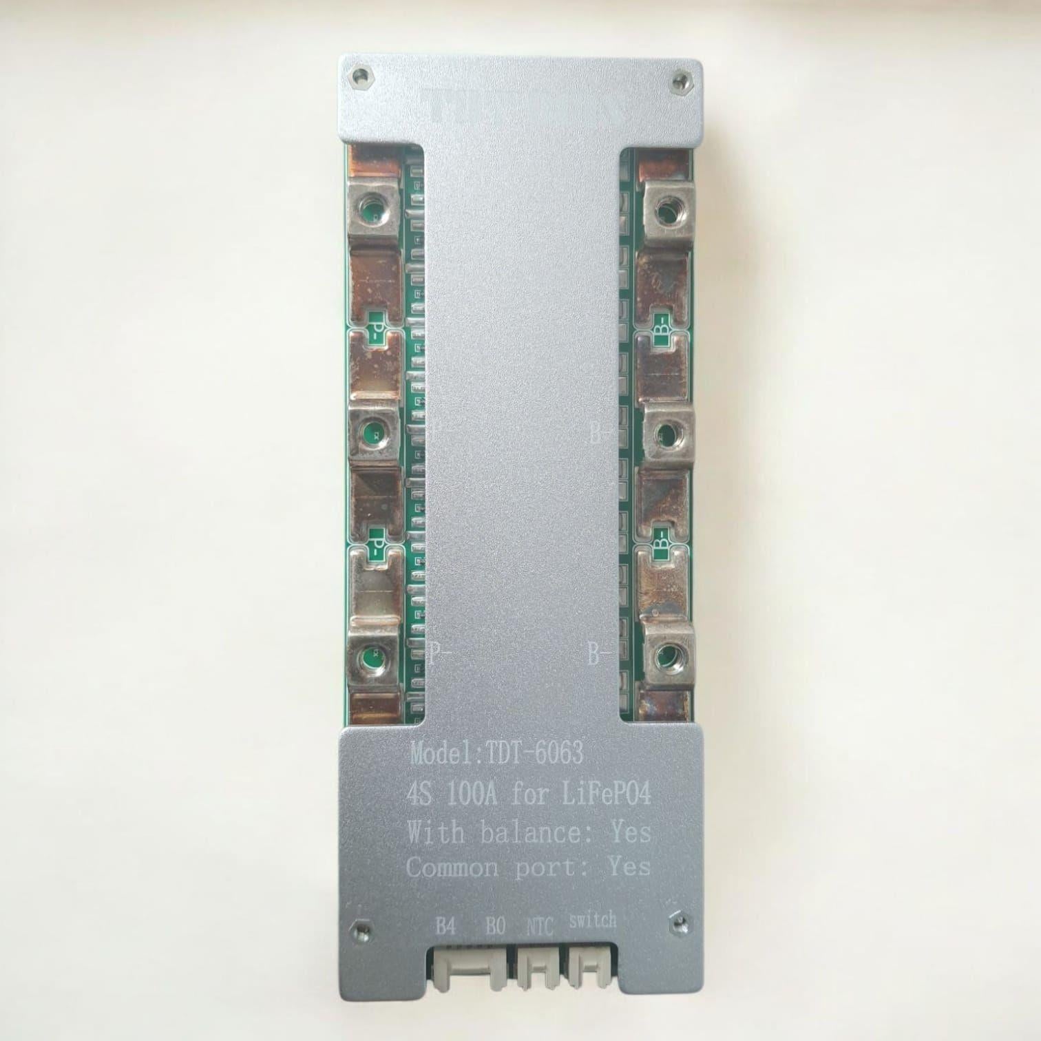 TDT SERİLENEBİLİR 4S 100A Balanslı LiFePO4 Batarya BMS (kontaklı)