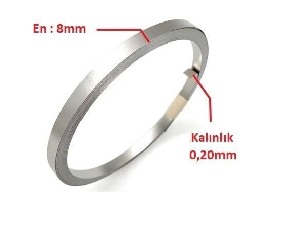 1P 8x020mm Nikel Kaplı Punta Teli - 10 metre