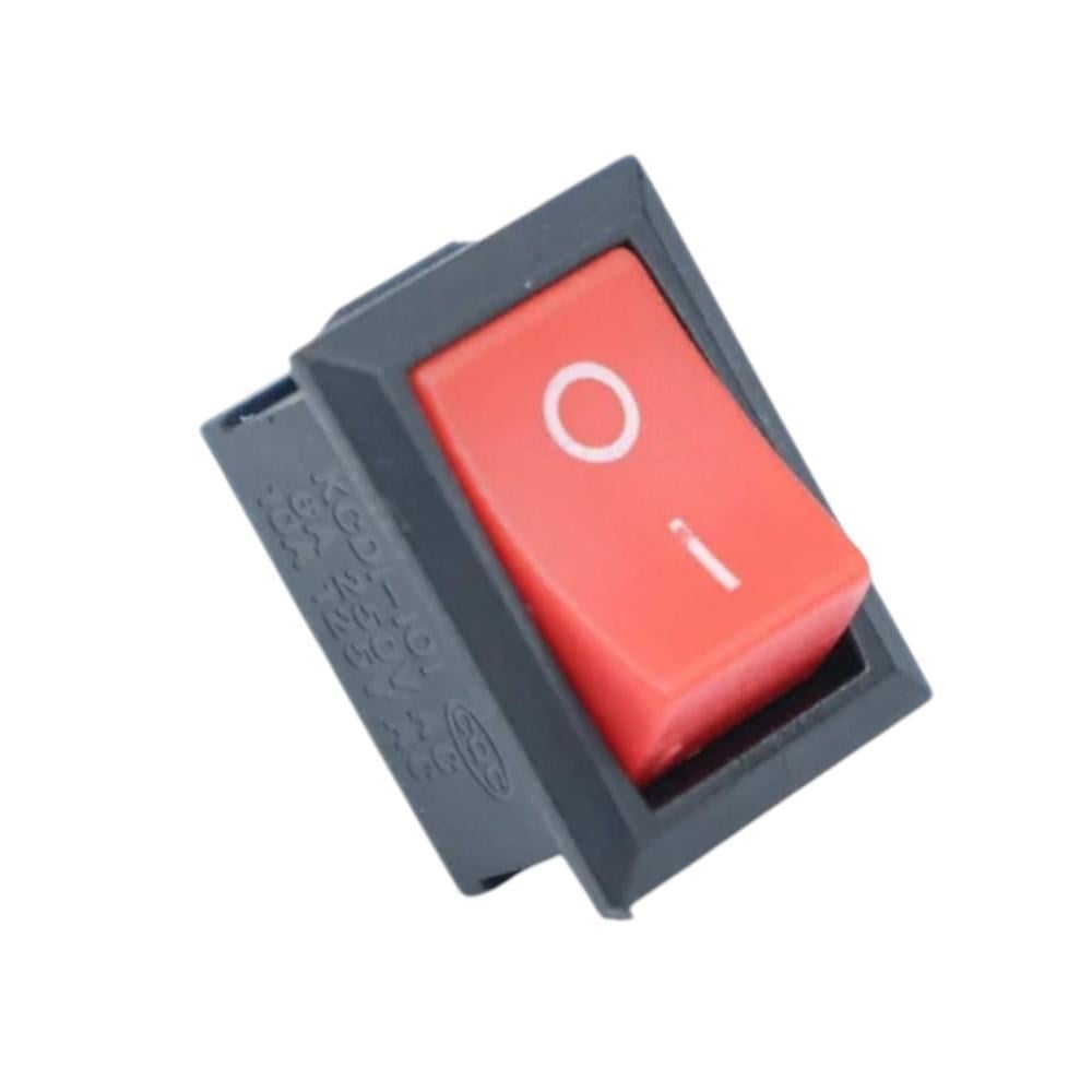 Mini Işıksız on/off Anahtar Kırmızı(13,5x9mm)