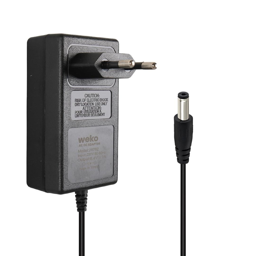 2S 2A 8.4V Lityum Şarjer 5,5x2,5 Uçlu Priz Tipi