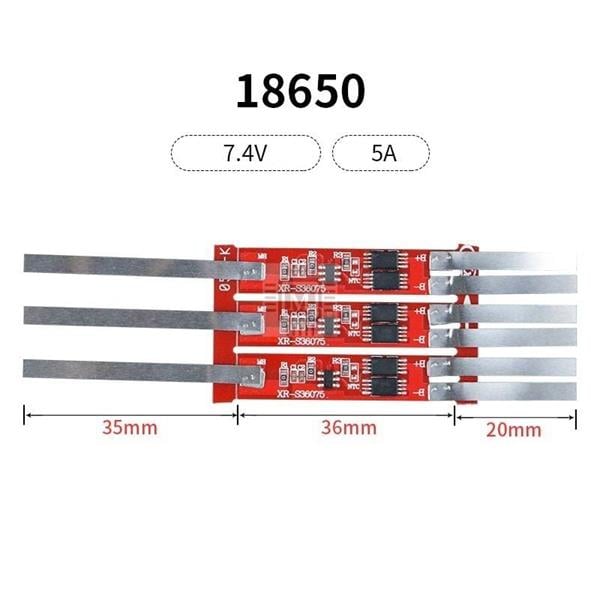 XR 2S 5A Lityum Batarya BMS Nikelli (Balanssız)