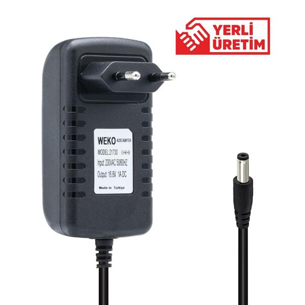 4S 1A 16.8V Lityum Şarjer 5,5x2,5 Uçlu Priz Tipi