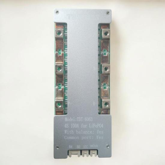 TDT SERİLENEBİLİR 4S 100A Balanslı LiFePO4 Batarya BMS (kontaklı)