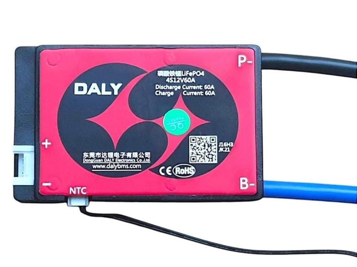 DALY 4S 60A Balanslı LiFePO4 Batarya BMS