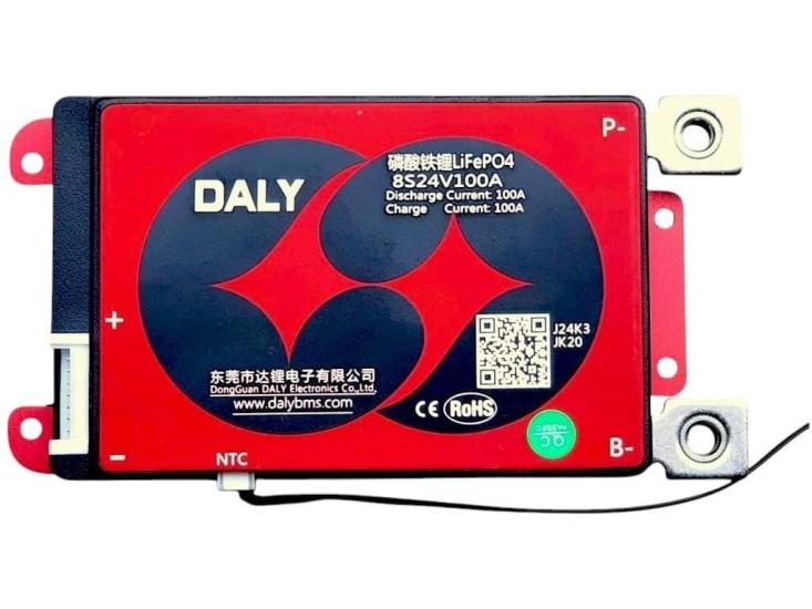 DALY 8S 100A Balanslı LiFePO4 Batarya BMS
