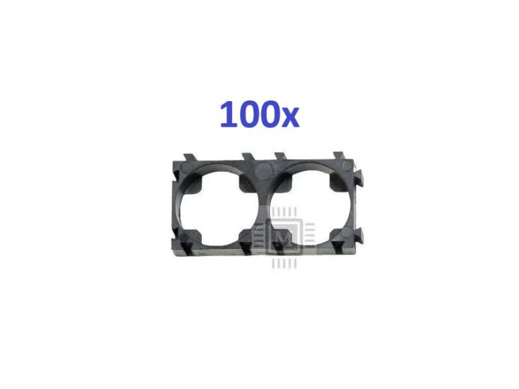 Meltis 18650 2x1 Pil Tutucu Holder  (x100 adet)