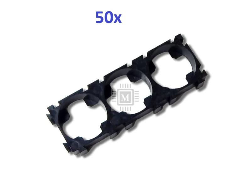 Meltis 18650 3x1 Pil Tutucu Holder  (x50 adet)
