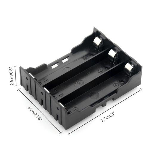 18650 3’lü Pil Yuvası PCB Tipi (Pil Yatağı)