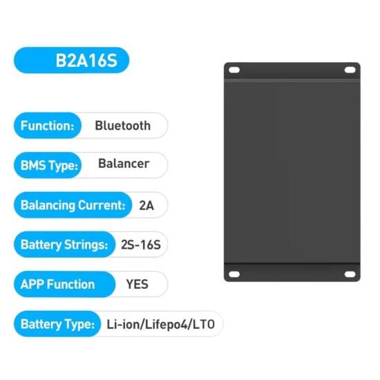 Smart Aktif Balans Cihazı JK 2S-16S  Max:2A Bluetooth (B2A16S)