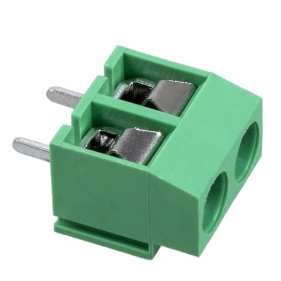 2li PCB Tipi Vidalı Yeşil Klemens (5mm pin aralığı)