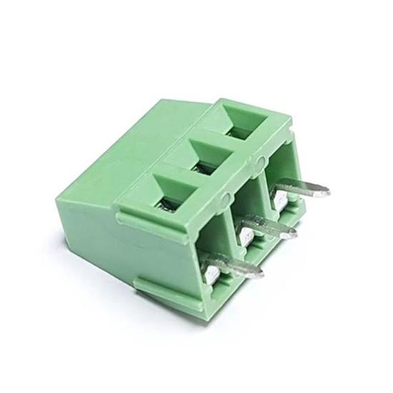 3lü PCB Tipi Vidalı Yeşil Klemens (5mm pin aralığı)