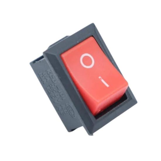 Mini Işıksız on/off Anahtar Kırmızı(13,5x9mm)