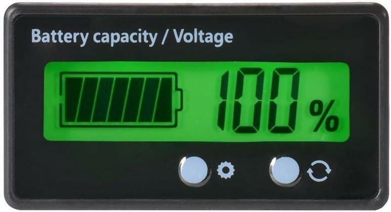 LCD Batarya Kapasite / Voltaj Göstergesi 12-90V Lion / LiFePO4 / Akü için (GY-6GS)
