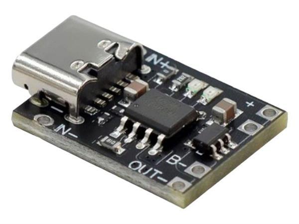 MELTİS Mini Lityum Pil Şarj Devresi Korumalı 1A Type C USB