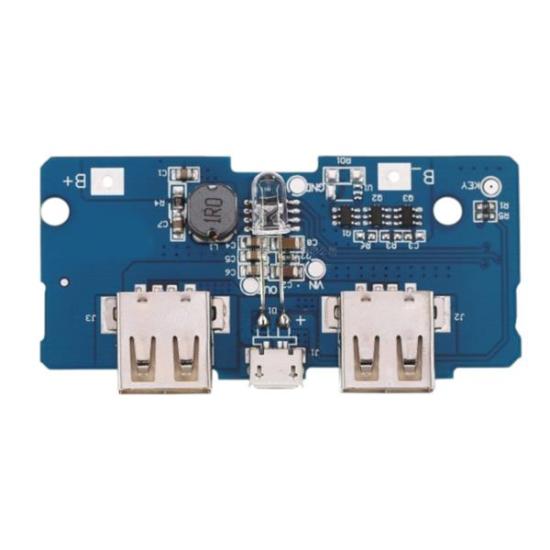 Powerbank Devresi 2A Micro USB Girişli 2 Çıkışlı