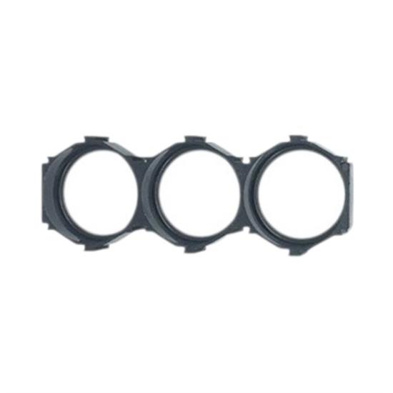 18650 Petek Tip 3x1 Pil Tutucu Holder  (x2 adet)