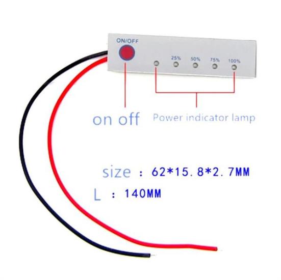 4S (16.8V) Lityum LED Seviye Göstergesi Model 2