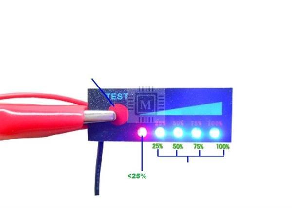 60V Akü ve 20S LiFePO4 LED Seviye Göstergesi