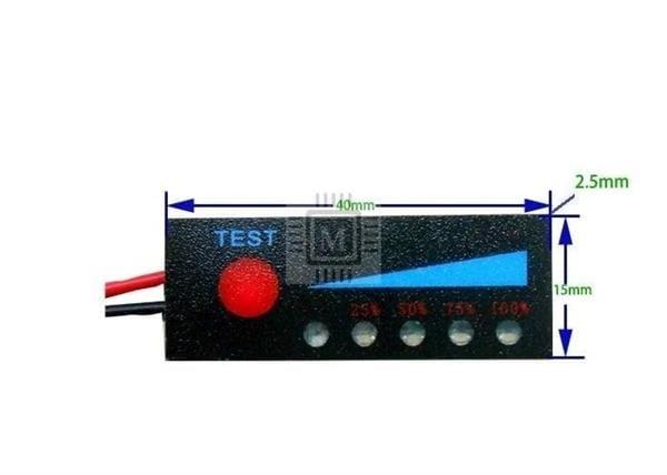 7.2V 2S LiFePO4 LED Seviye Göstergesi