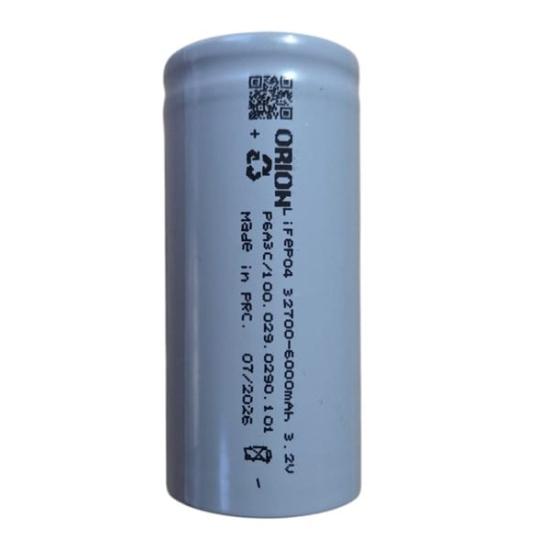 ORION PİL LIFEPO4 IFR 32700 6000 MAH 3C Gri