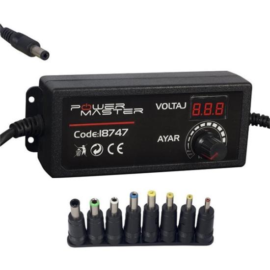 12V-24V 5A KADEMELİ  MULTİ UÇLU ADAPTÖR